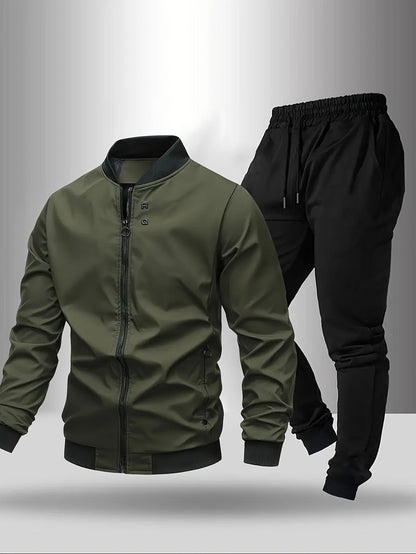 Ensemble de survêtement décontracté pour homme – Style moderne, parfait pour le quotidien et le sport