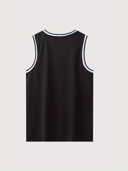 Ensemble Débardeur et Short de Basketball Style Chicago pour Homme - Look Sportif Urbain