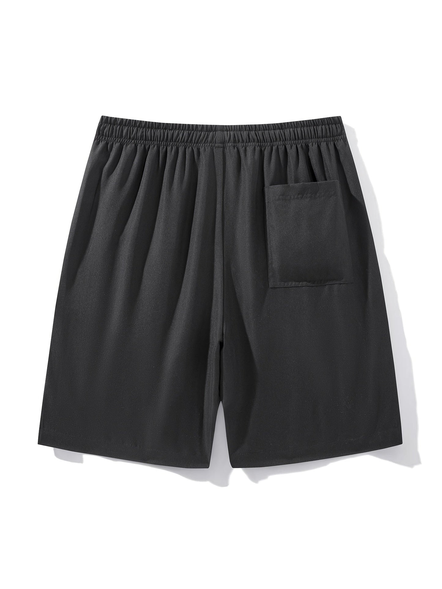 Short de sport homme multi-poches à fermeture éclair, style décontracté pour activités sportives et plein air