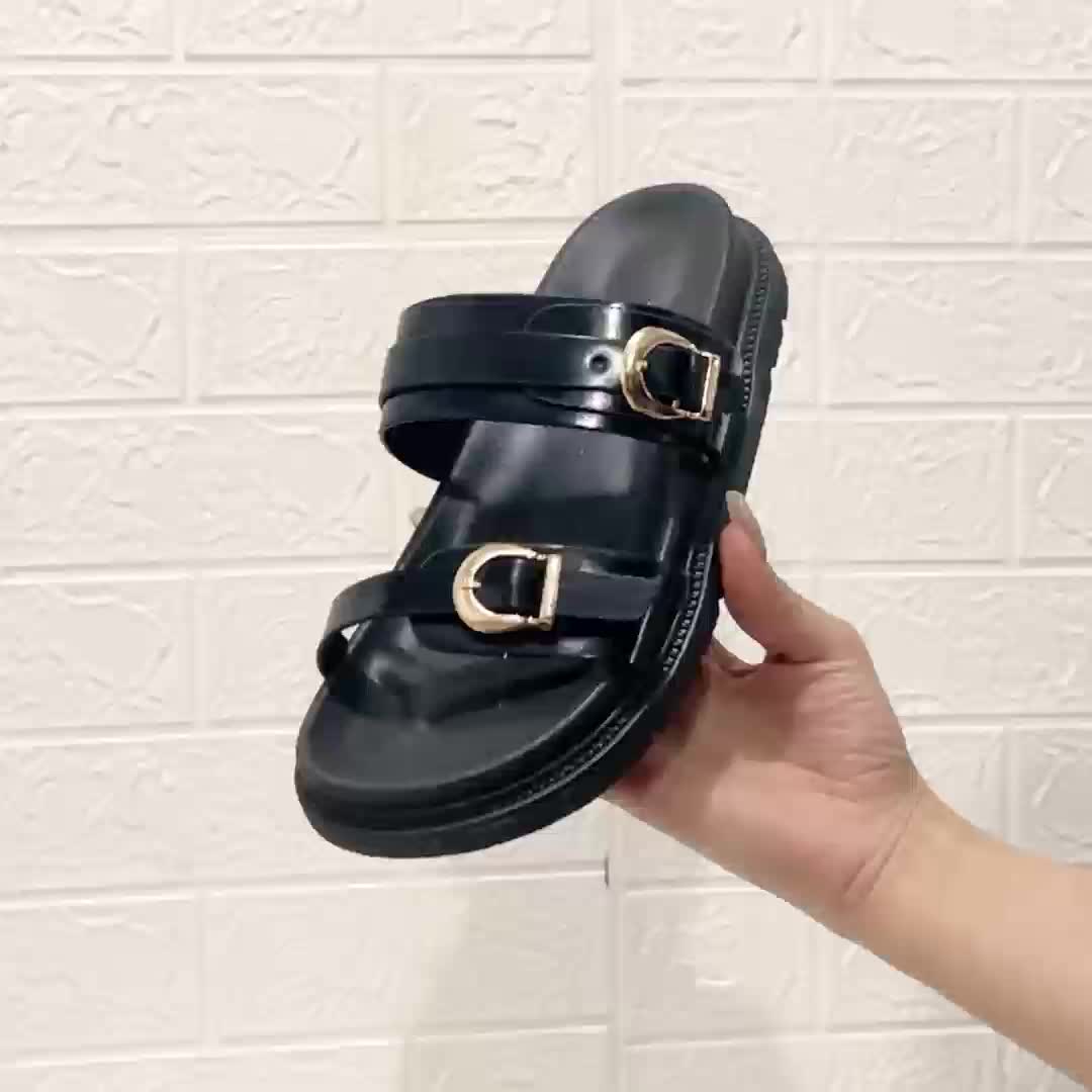 Sandales décontractées à boucles pour femme – Style tendance été, confort quotidien