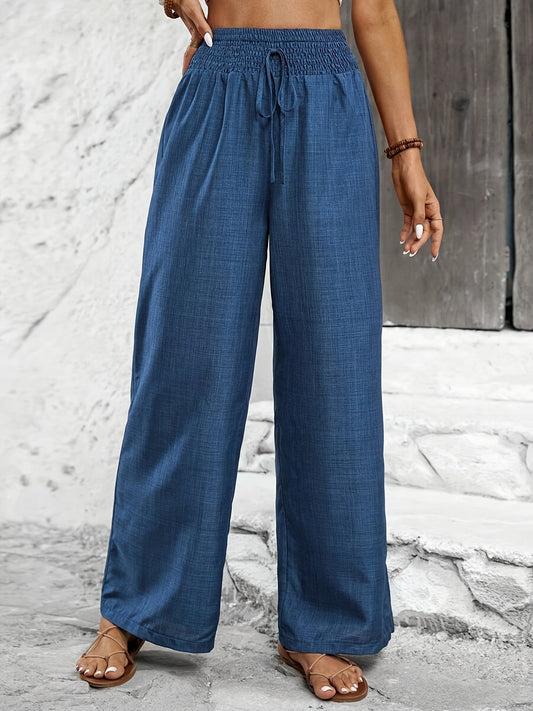 Pantalon large femme style décontracté élégant pour sorties et loisirs