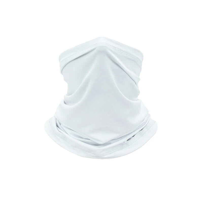 Multifunctional neck gaiter in solid-color or camouflage soft fabric