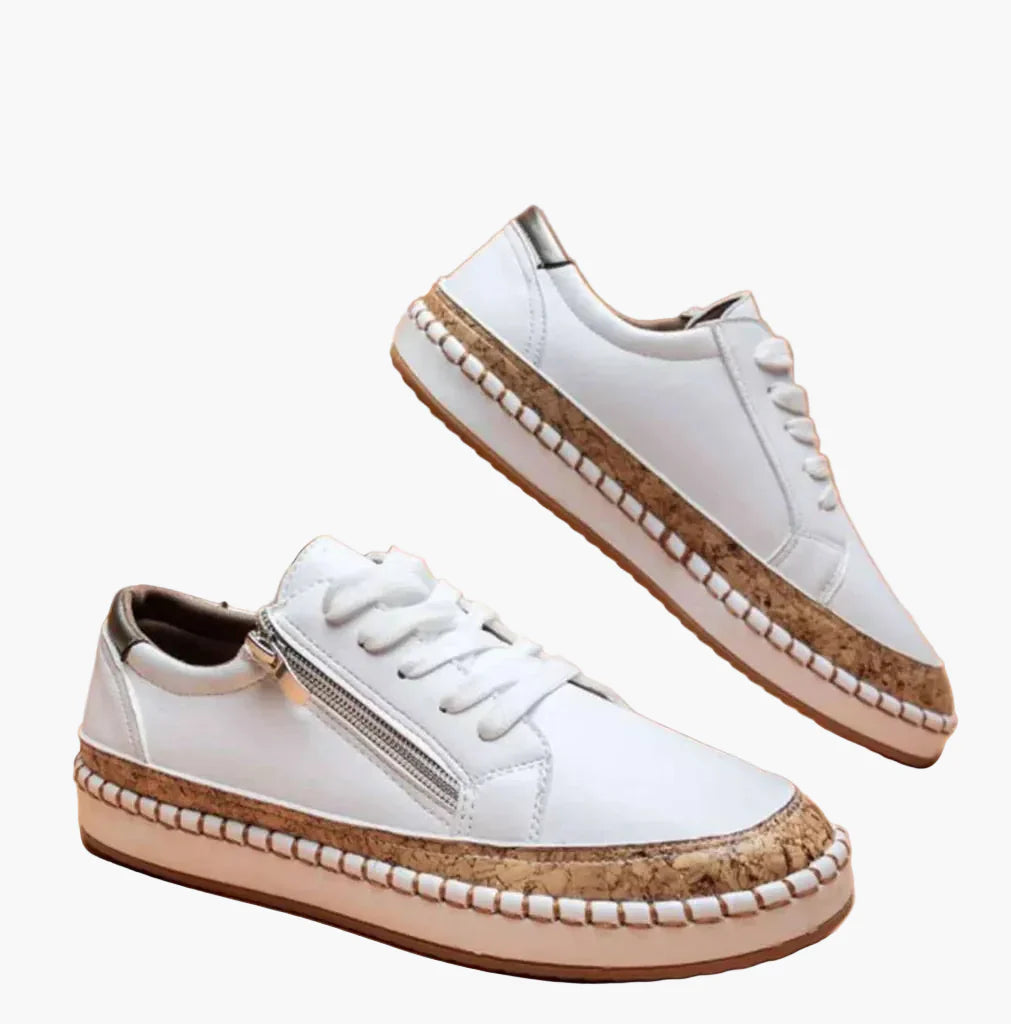 Baskets décontractées pour femme style floral brodé – Mode urbaine et confort quotidien