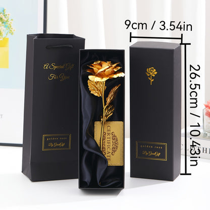Rose décorative en coffret cadeau – Idée cadeau romantique pour femme – Objet d’ornement élégant