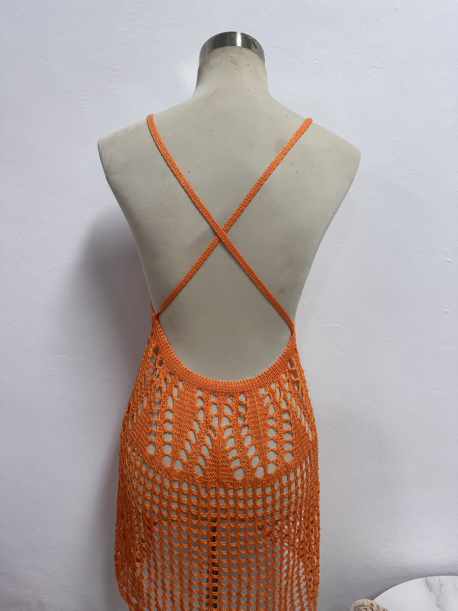 Robe de Plage Femme Élégante Style Crochet – Tunique de Bain Été Chic