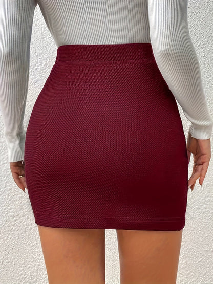 Elegant wrap skirt for women, chic evening style