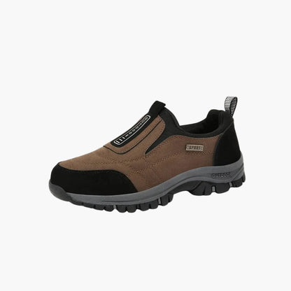 Slip-on herregangsko i outdoor-stil til vandring og fritid