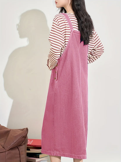 Casual overall dress for women, modern style for daily wear