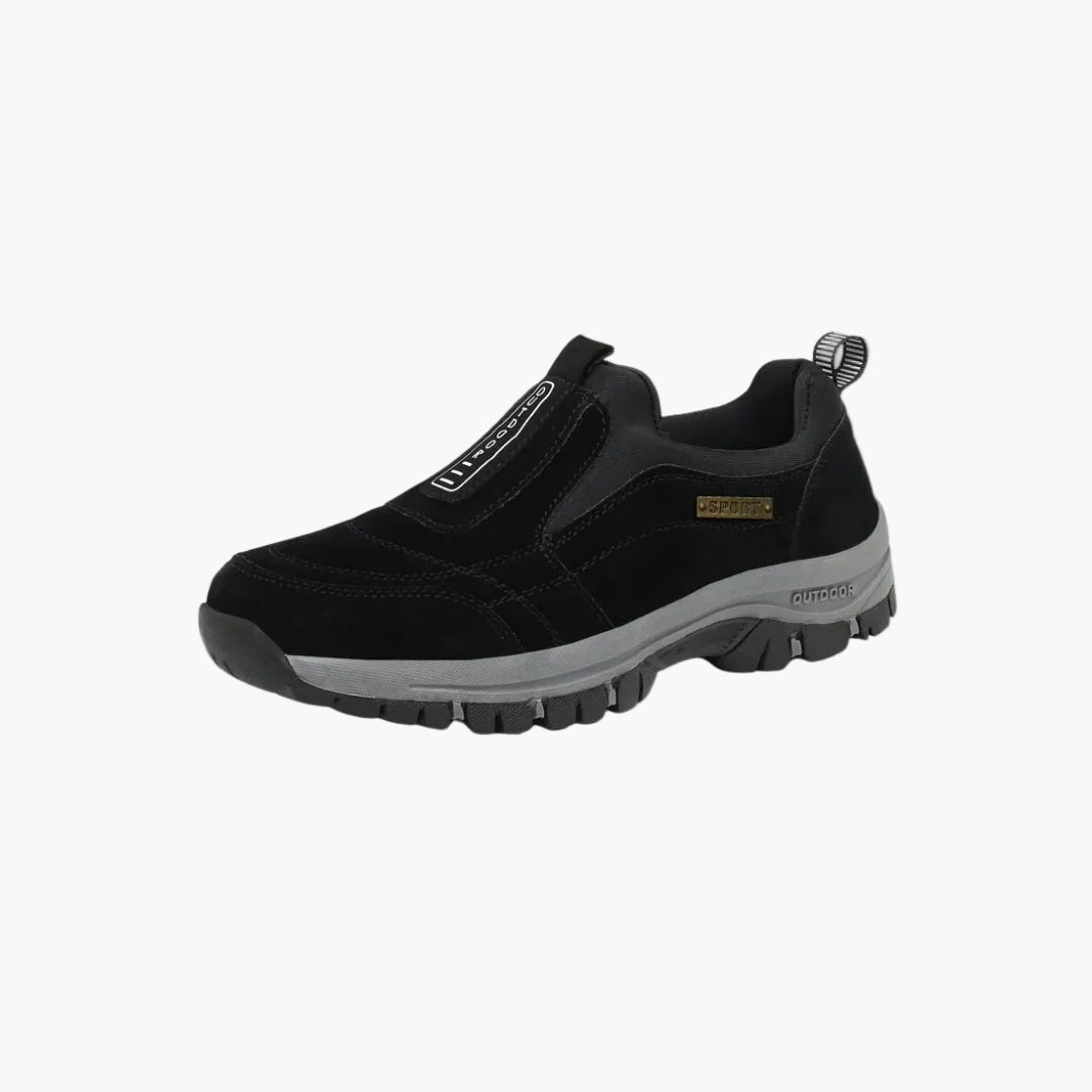 Slip-on herregangsko i outdoor-stil til vandring og fritid