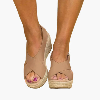 Eleganta ortopediska kilklackssandaler för dam – Modern stil, daglig komfort, perfekt för sommaren