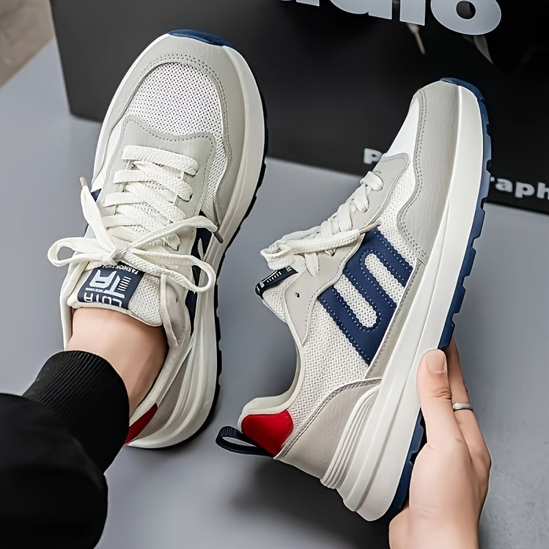 Herresneakers i preppy stil til afslappet hverdagsbrug