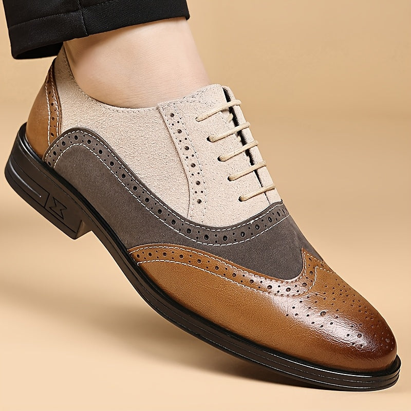 Chaussures habillées homme style brogue élégantes pour affaires et occasions formelles