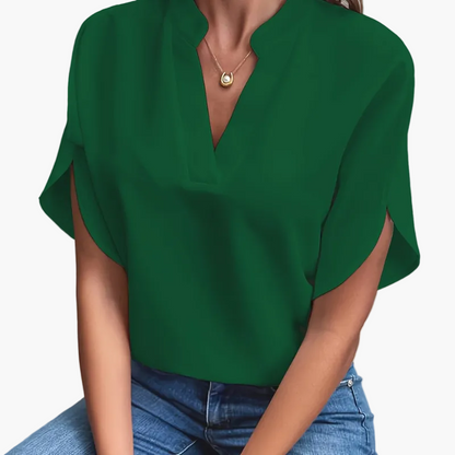Blusa para mujer elegante y casual de manga corta para el verano