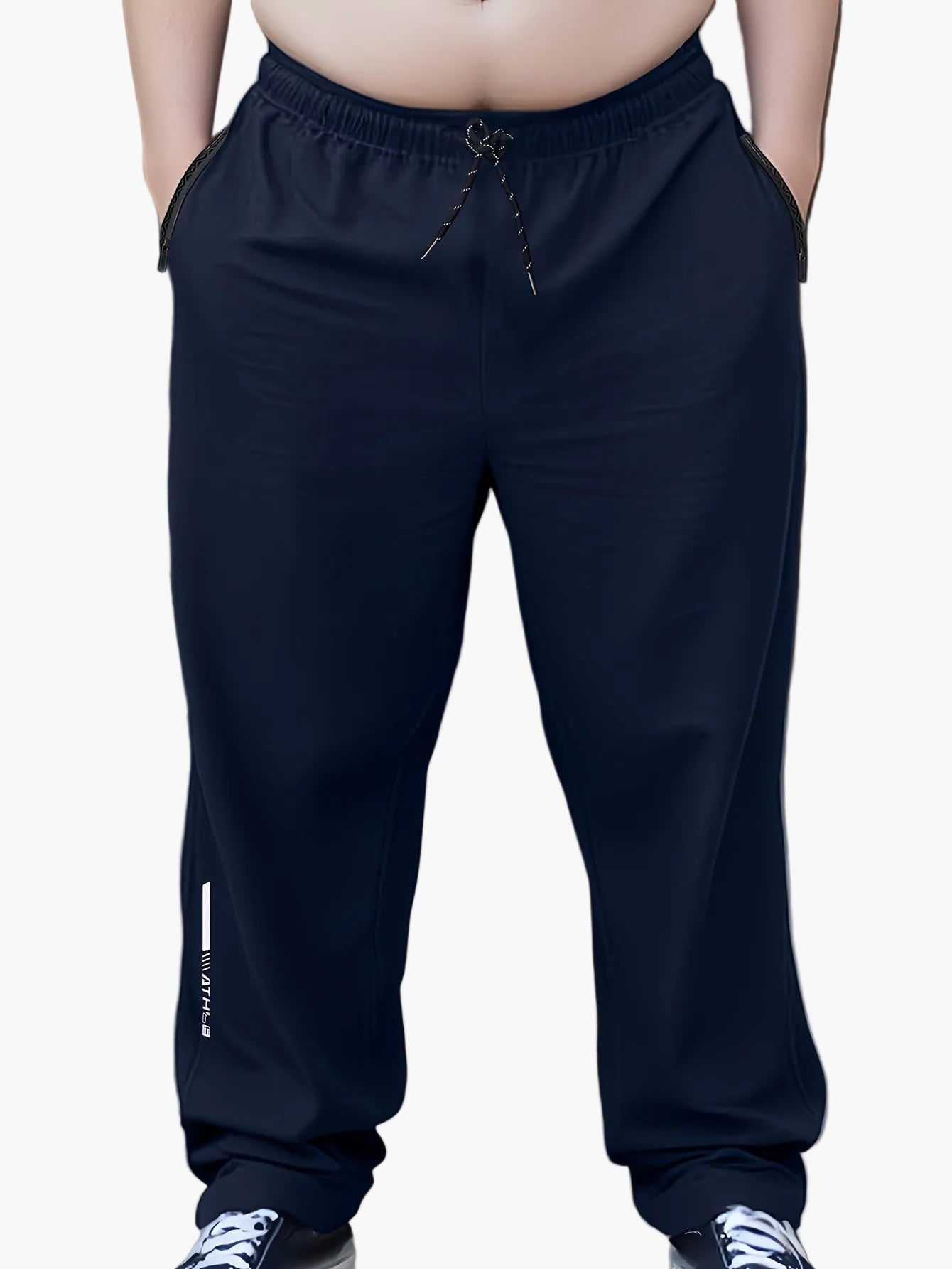Lässige Jogginghose für Herren in großen Größen, sportlicher Stil  