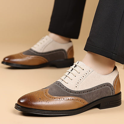 Chaussures habillées homme style brogue élégantes pour affaires et occasions formelles