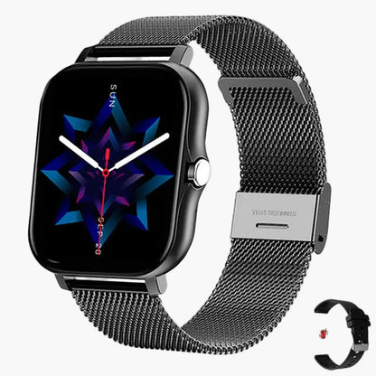 Elegancki damski smartwatch wielofunkcyjny – monitorowanie zdrowia, powiadomienia i fitness