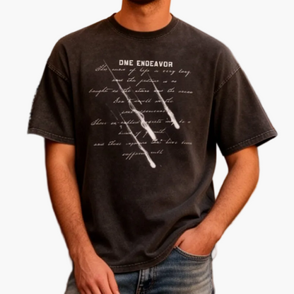 T-shirt imprimé décontracté pour homme style urbain streetwear - usage quotidien