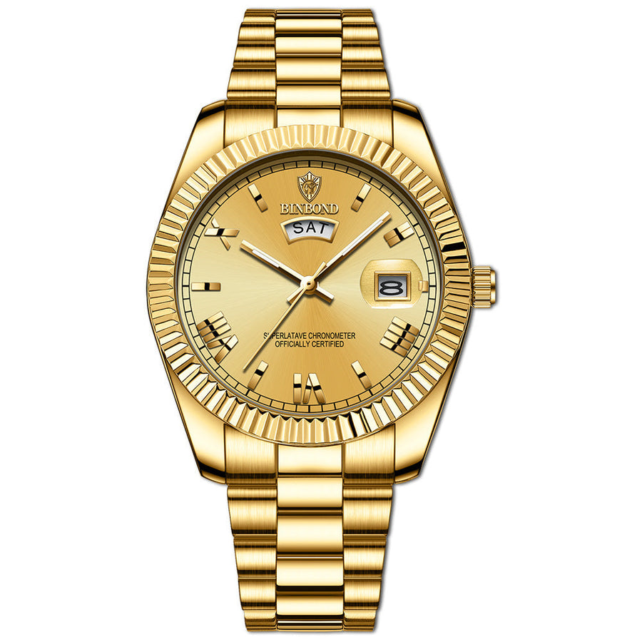 Montre Business Chronomètre Homme Style Classique Quartz