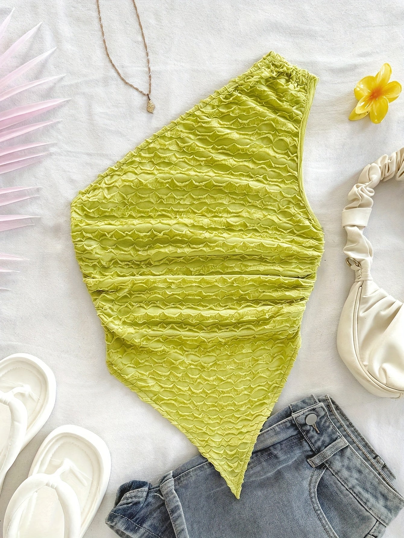 Asymetryczny top casualowy damski – idealny na lato i weekendy