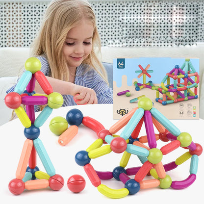 Juego de Construcción Magnético Educativo para Niños – Desarrollo de la Lógica y la Imaginación