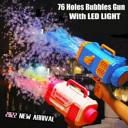 Bazooka-Seifenblasenpistole – 69 Löcher, Spielzeug für Kinder