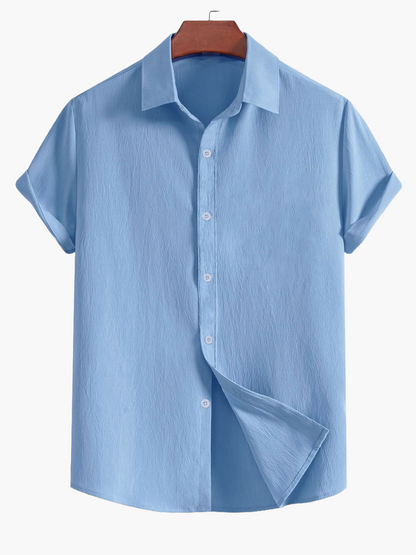 Men's Casual Short-Sleeve Shirt – Urban Summer Style