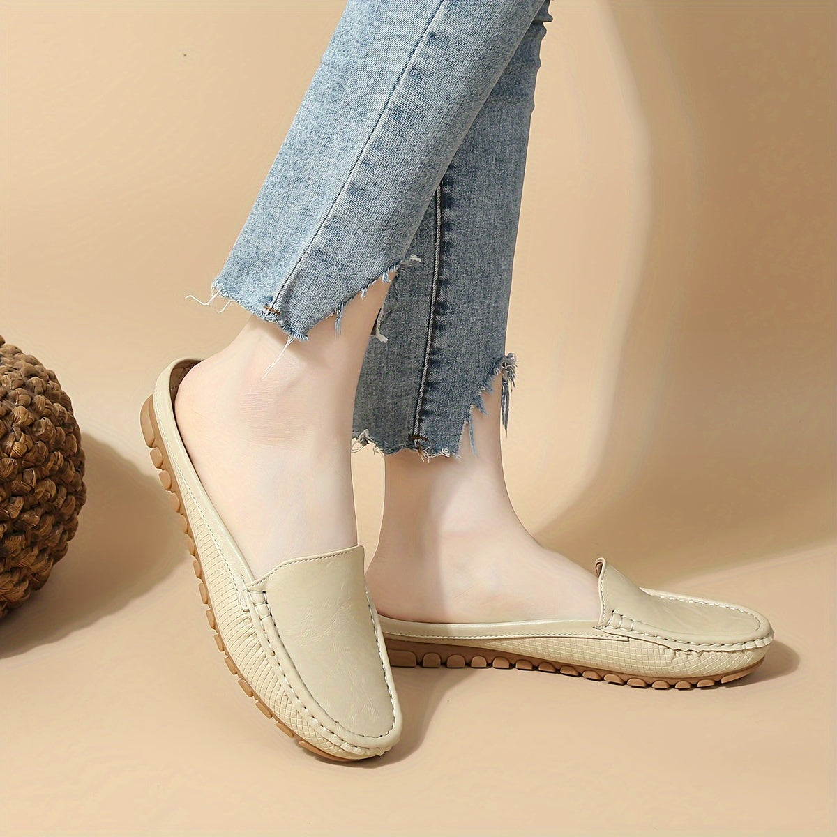 Casual mocassins dames preppy stijl voor dagelijks gebruik
