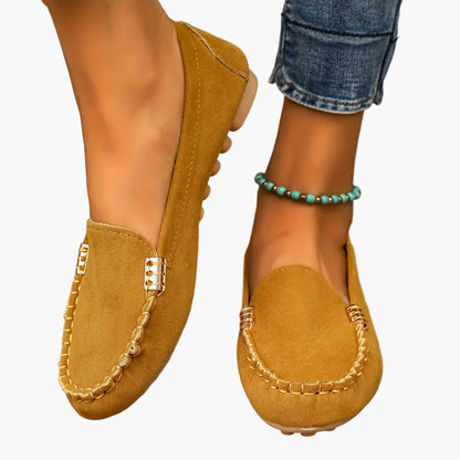 Mocassins Décontractés Femme Style Loafer Chic Quotidien