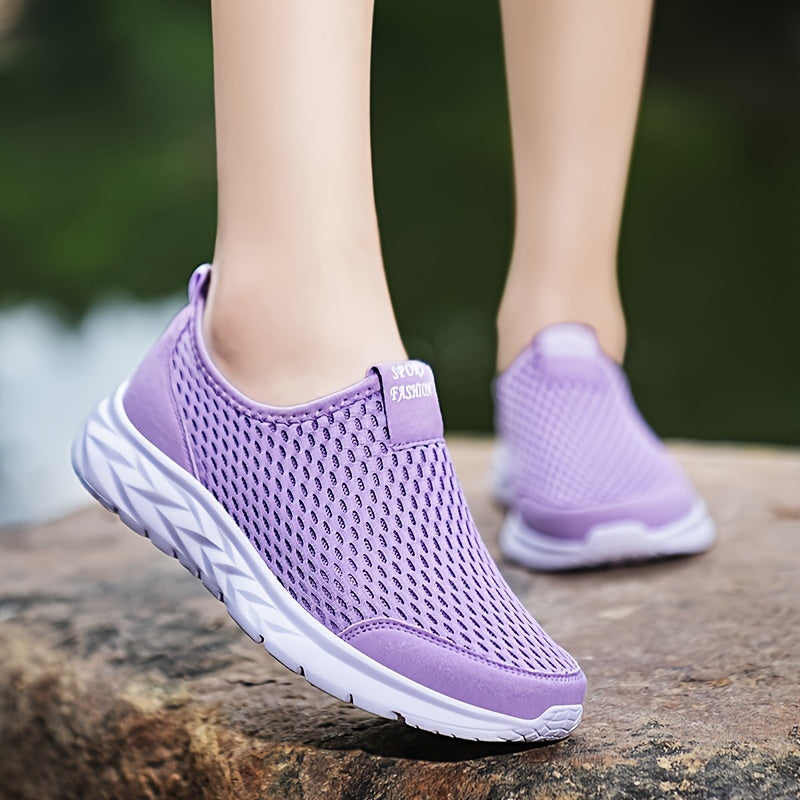 Atmungsaktive Slip-On-Sneaker für Damen, vielseitig und lässig