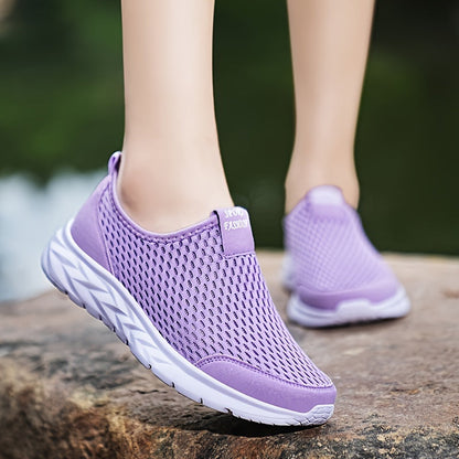Atmungsaktive Slip-On-Sneaker für Damen, vielseitig und lässig