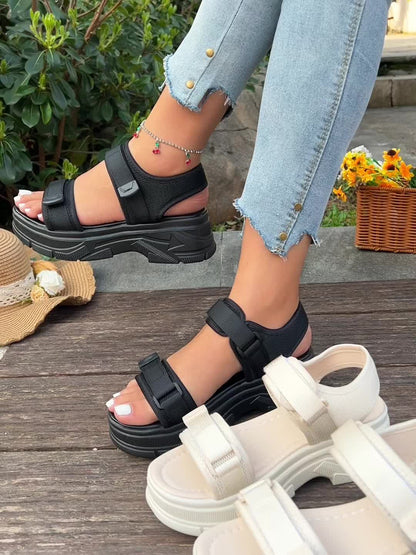 Sandales à plateforme femme style sport pour l'été
