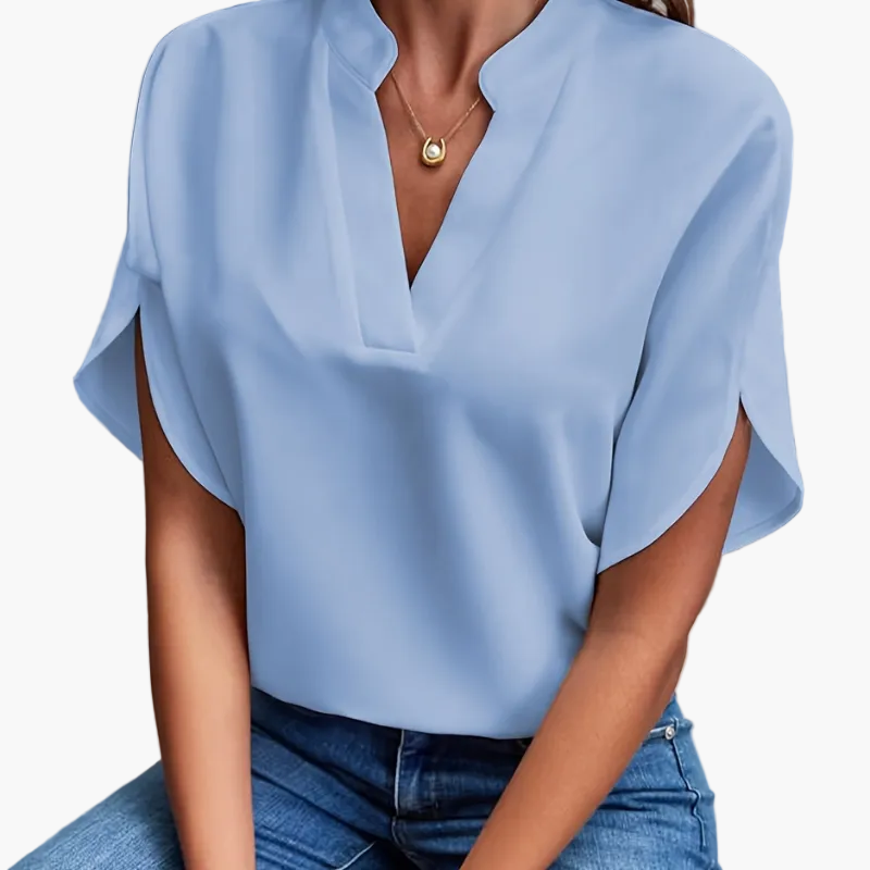 Blusa para mujer elegante y casual de manga corta para el verano