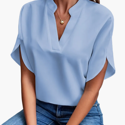 Blusa para mujer elegante y casual de manga corta para el verano
