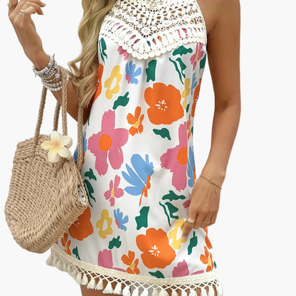 Robe d'été bohème chic pour femme à motifs cachemire, style décontracté et élégant