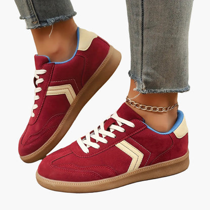 Baskets décontractées pour femme style rétro urbain