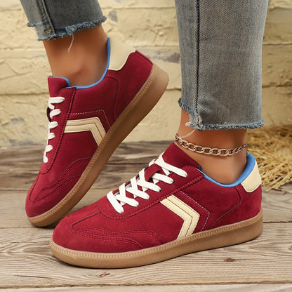 Baskets décontractées pour femme style rétro urbain