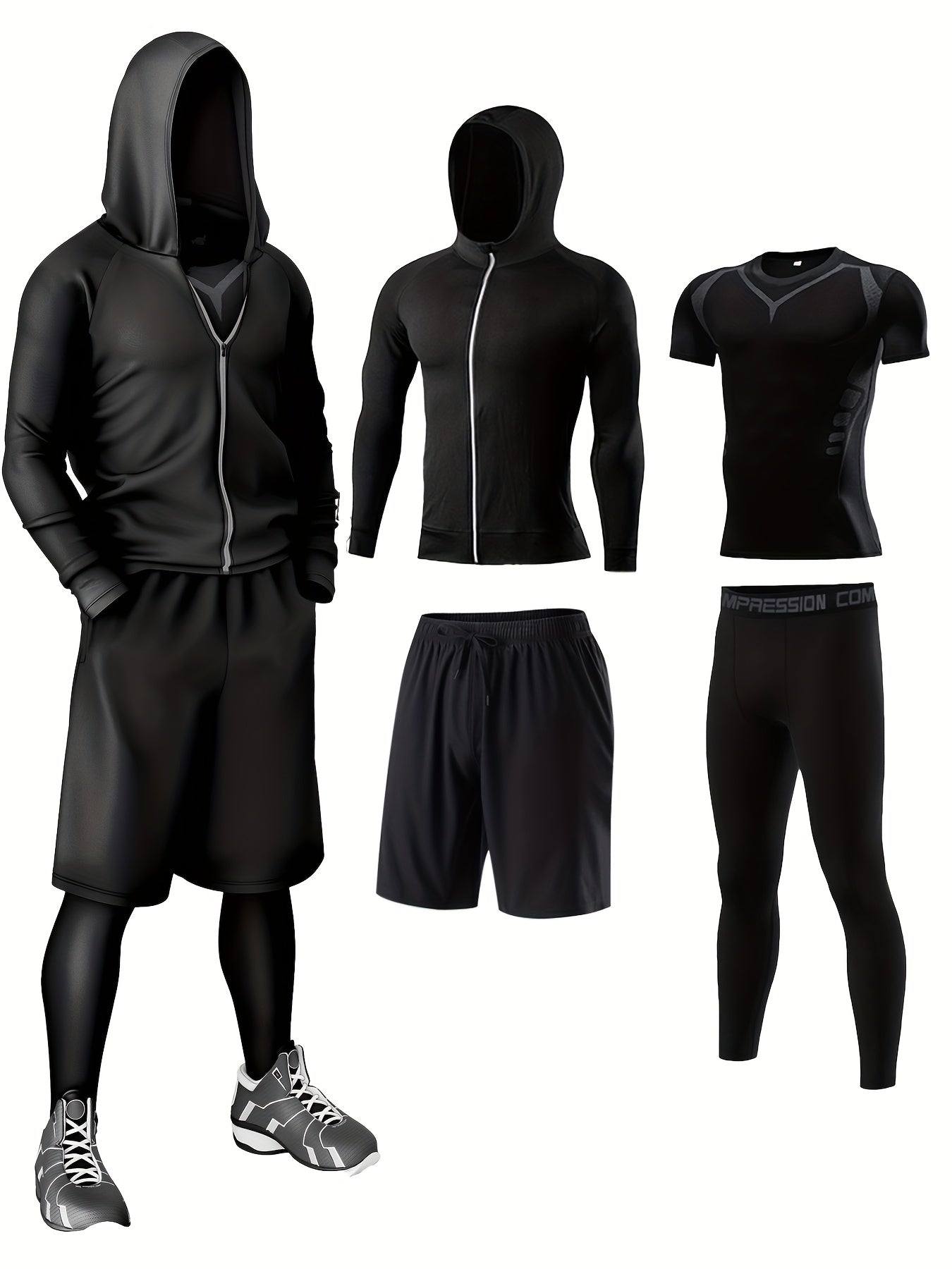 Ensemble de sport urbain pour homme – Complet, style moderne, usage fitness et running