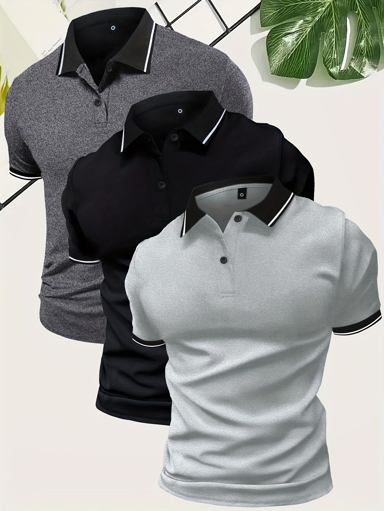 Polo casual pour homme style urbain – Élégance décontractée pour sorties et loisirs