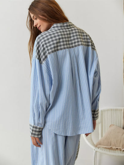 Pyjama-Set élégant pour femme, style décontracté, idéal pour des nuits relaxantes
