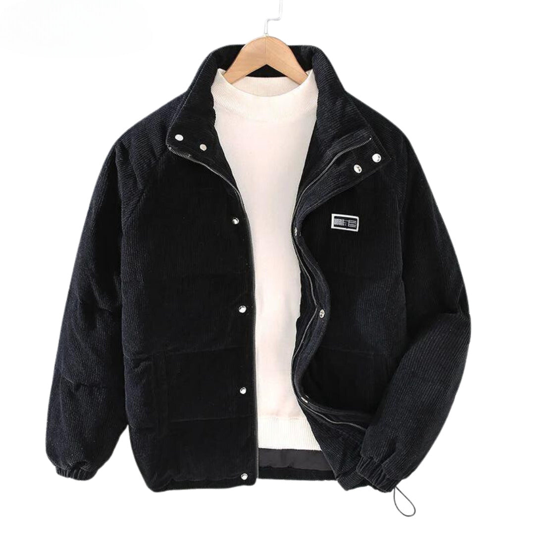 Chaqueta acolchada para hombre estilo urbano invierno – Abrigo acolchado cálido y ligero para ciudad y senderismo