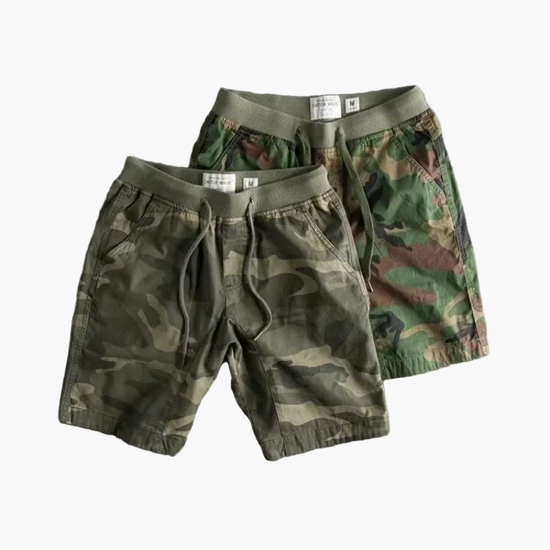 Pantalones cortos deportivos para hombre camuflaje estilo urbano versátil