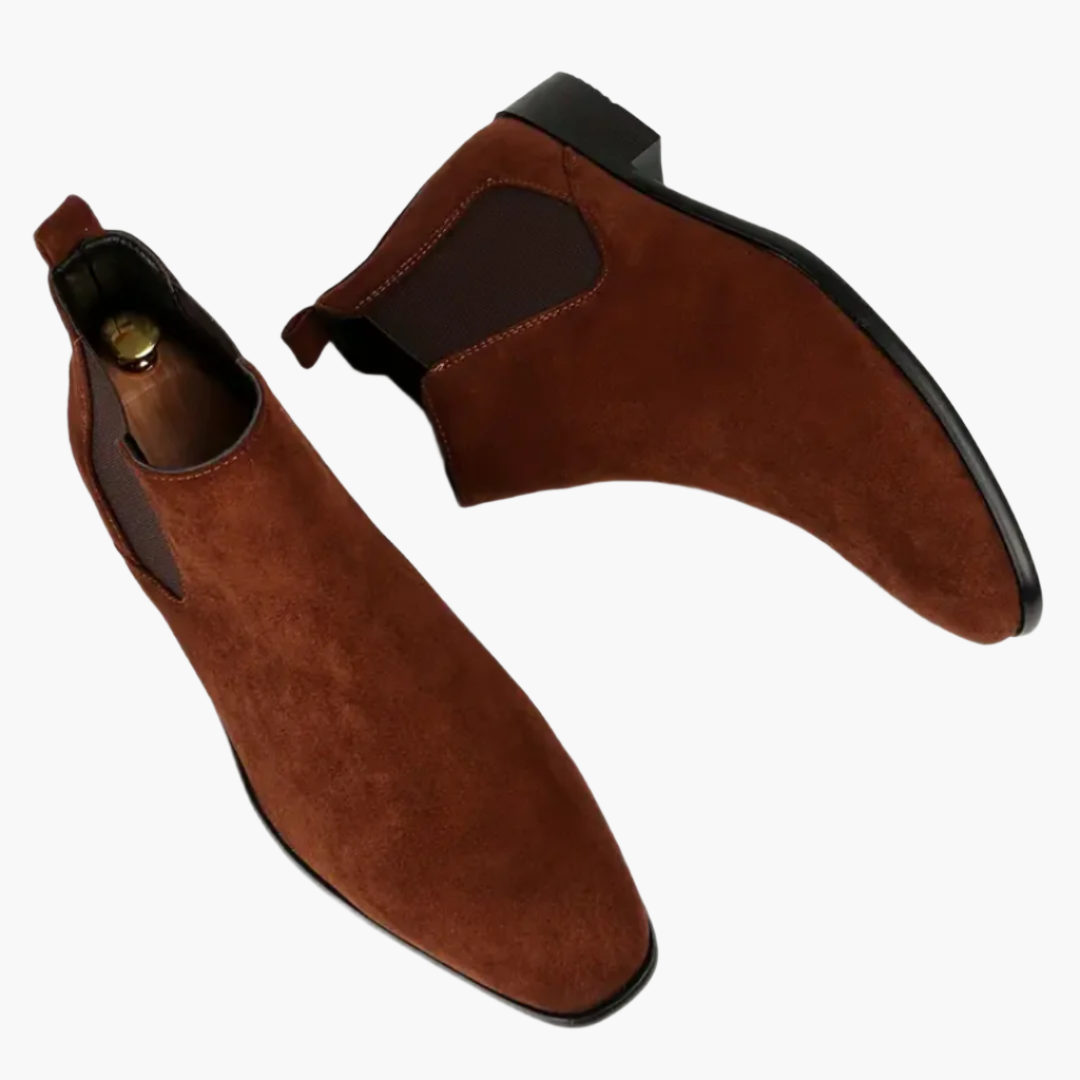 Bottes Chelsea classiques pour homme style polyvalent urbain