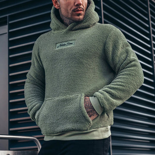 Hoodie herr streetwear stil ultrabekväm för fritid och avkoppling