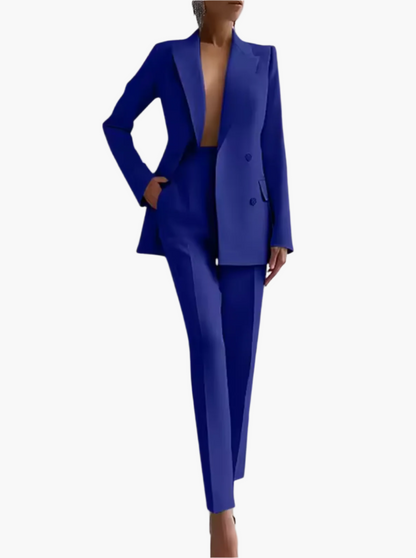 Traje de Pantalón Mujer Chic Profesional Estilo Moderno Negocios