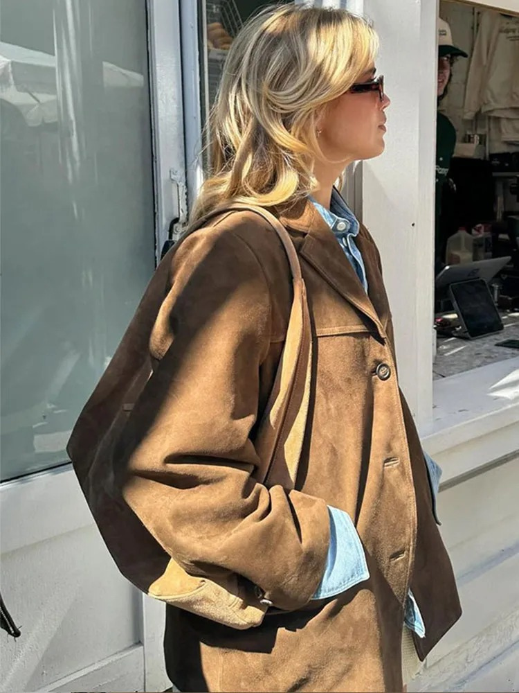 Cappotto trench oversize stile elegante per donna – Ideale per autunno e inverno