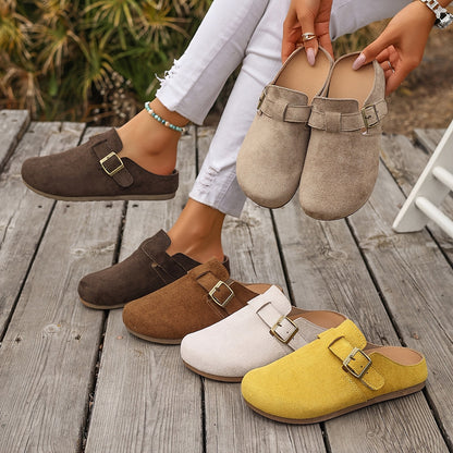 Sabots Mules Décontractés Femme avec Boucle – Style Classique Polyvalent pour Usage Quotidien