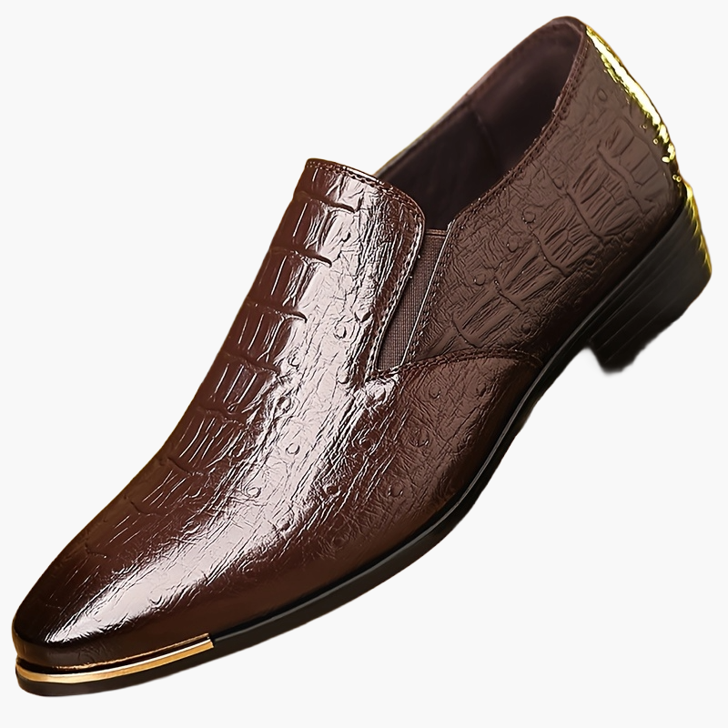 Zapatos de vestir elegantes para hombre tipo mocasín sin cordones – Para negocios y ocasiones formales