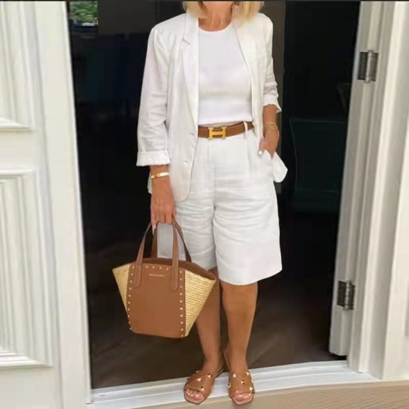 Christine – Ensemble Veste Cardigan et Shorts