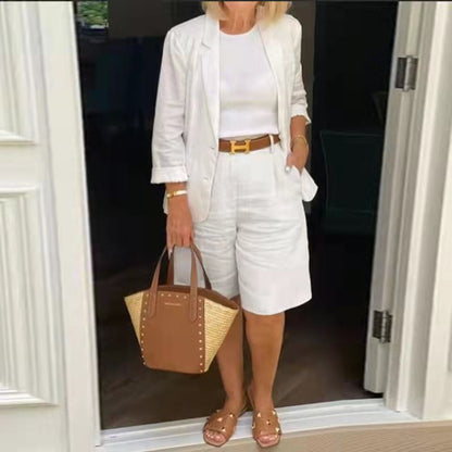 Christine – Ensemble Veste Cardigan et Shorts