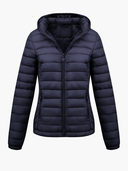 Women's Hooded Down Jacket Versatile Urban Style